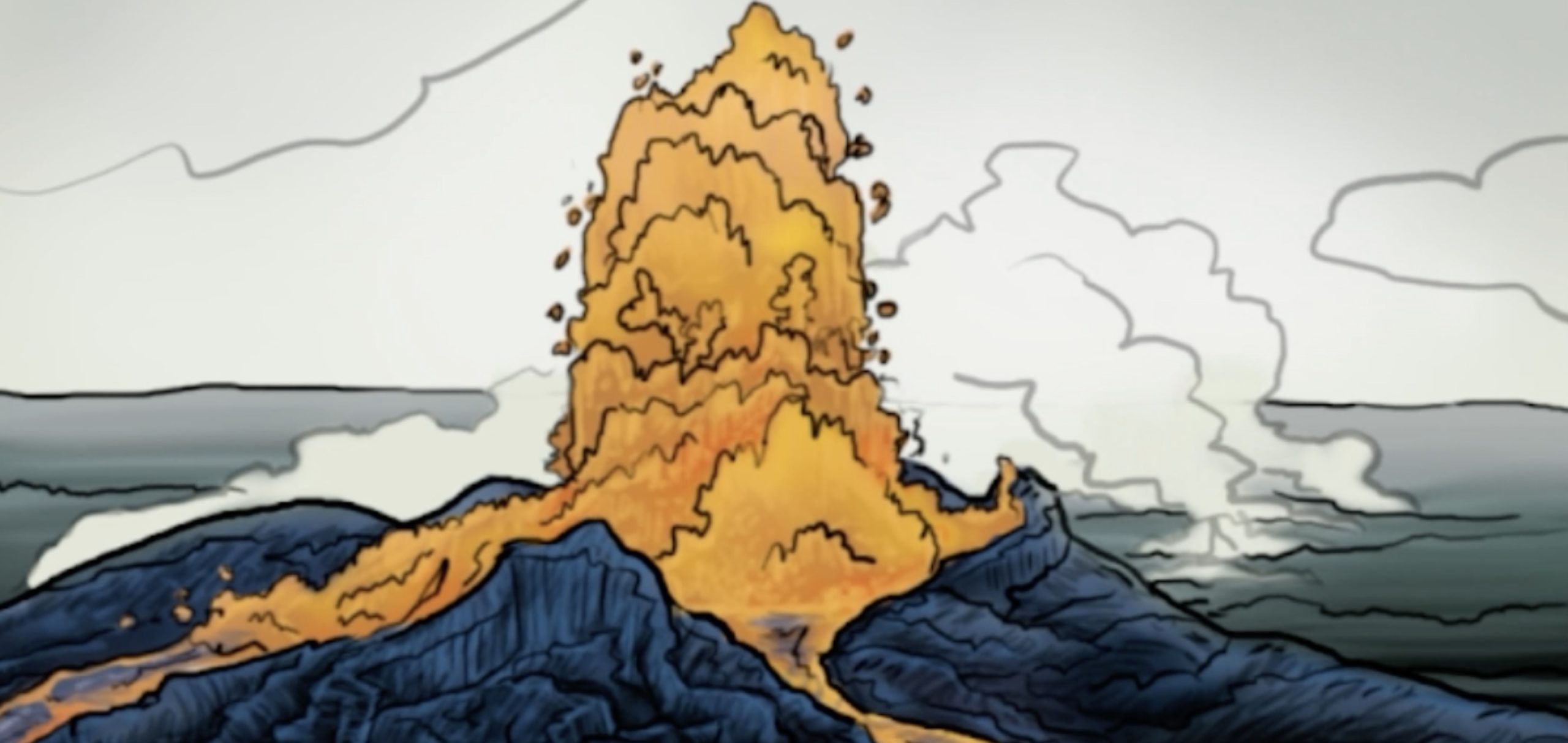 Coloring Pack & Matching Game: Volcano Month Activities