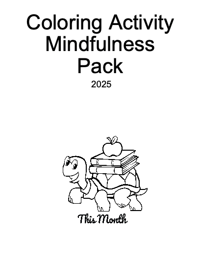 Mindfulness Coloring Pack! Download Here👇 2