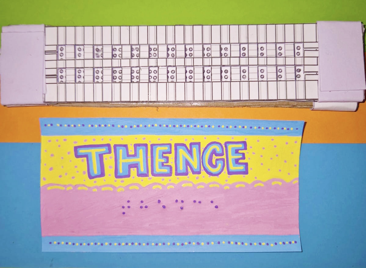 Back-to-School with a Braille Slate & Name Card Craft