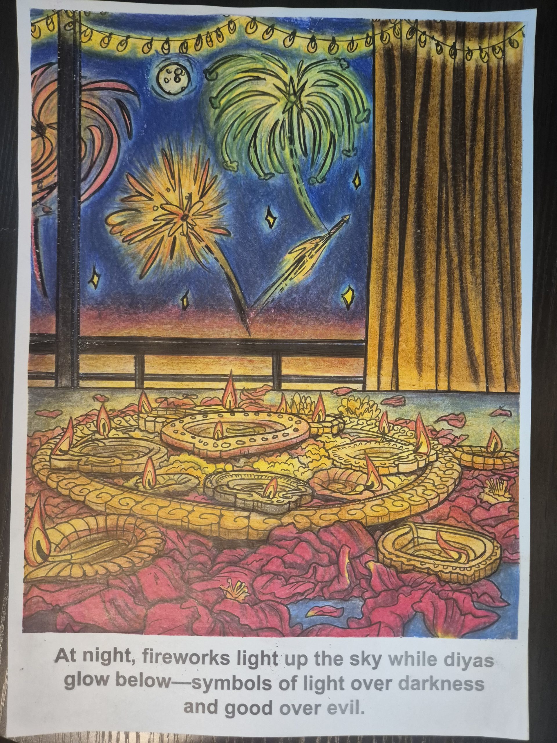 Diwali Coloring Activity