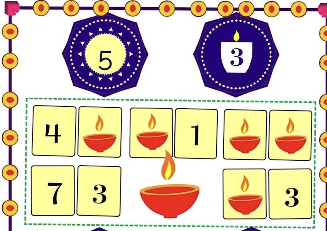 Lesson Plan for Diwali Tabola Games