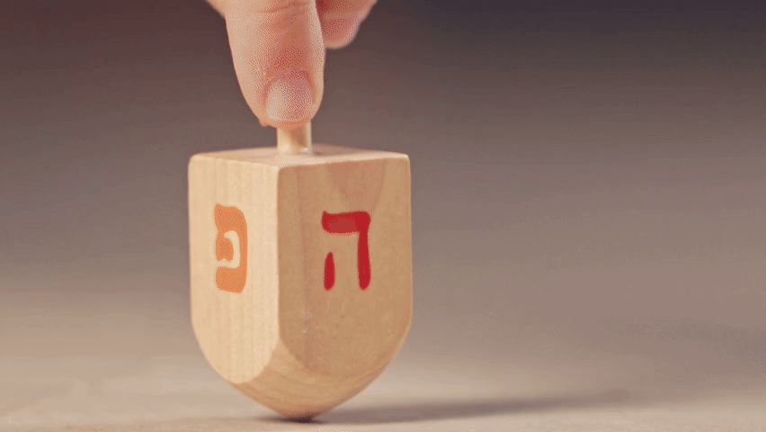 Virtual Dreidel Game with Mental Math Moments!