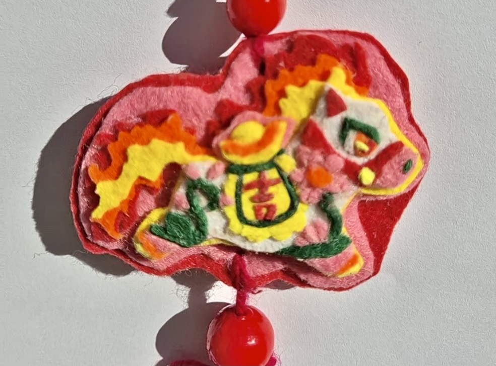 Chinese New Year: Fire Horse Charm Craft