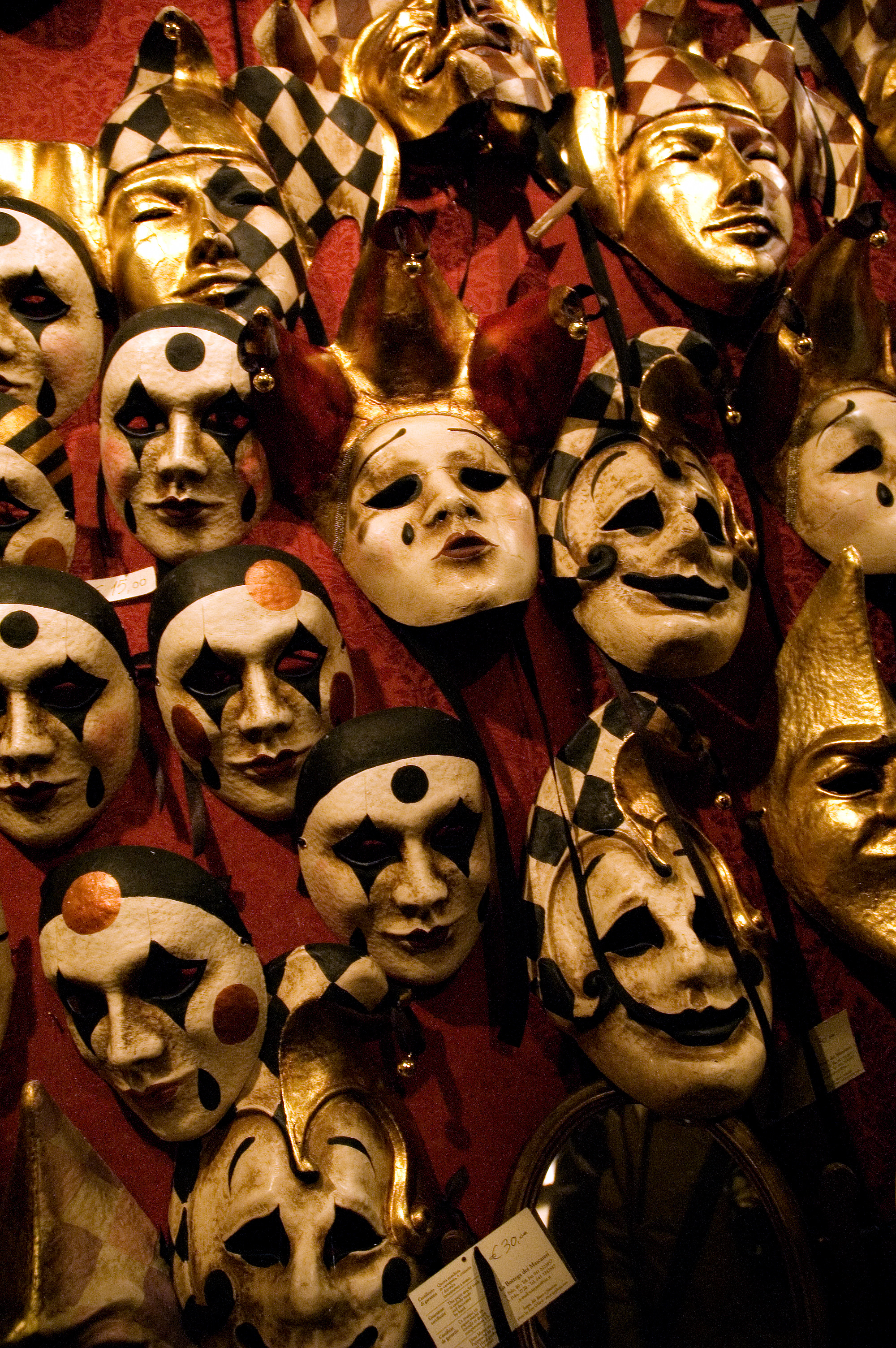 Venetian Carnival masks and costumes