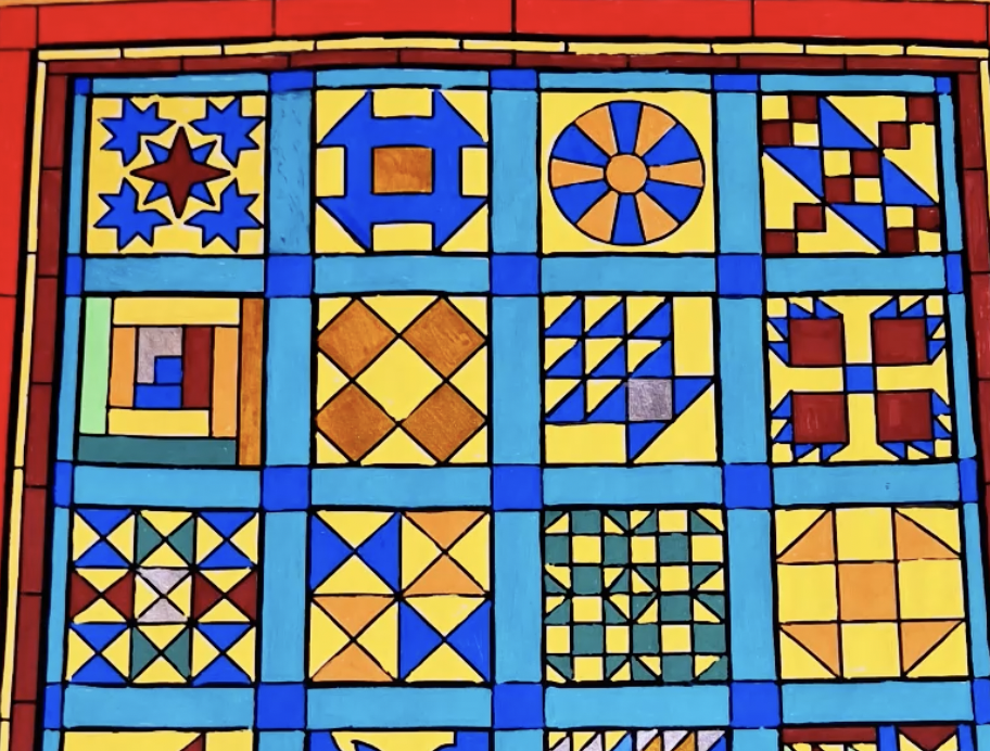 Freedom Quilt Coloring Activity