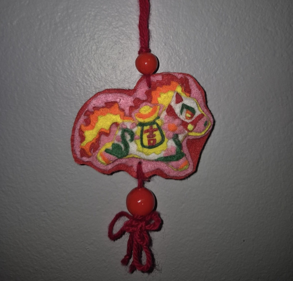 Chinese New Year: Fire Horse Charm Craft
