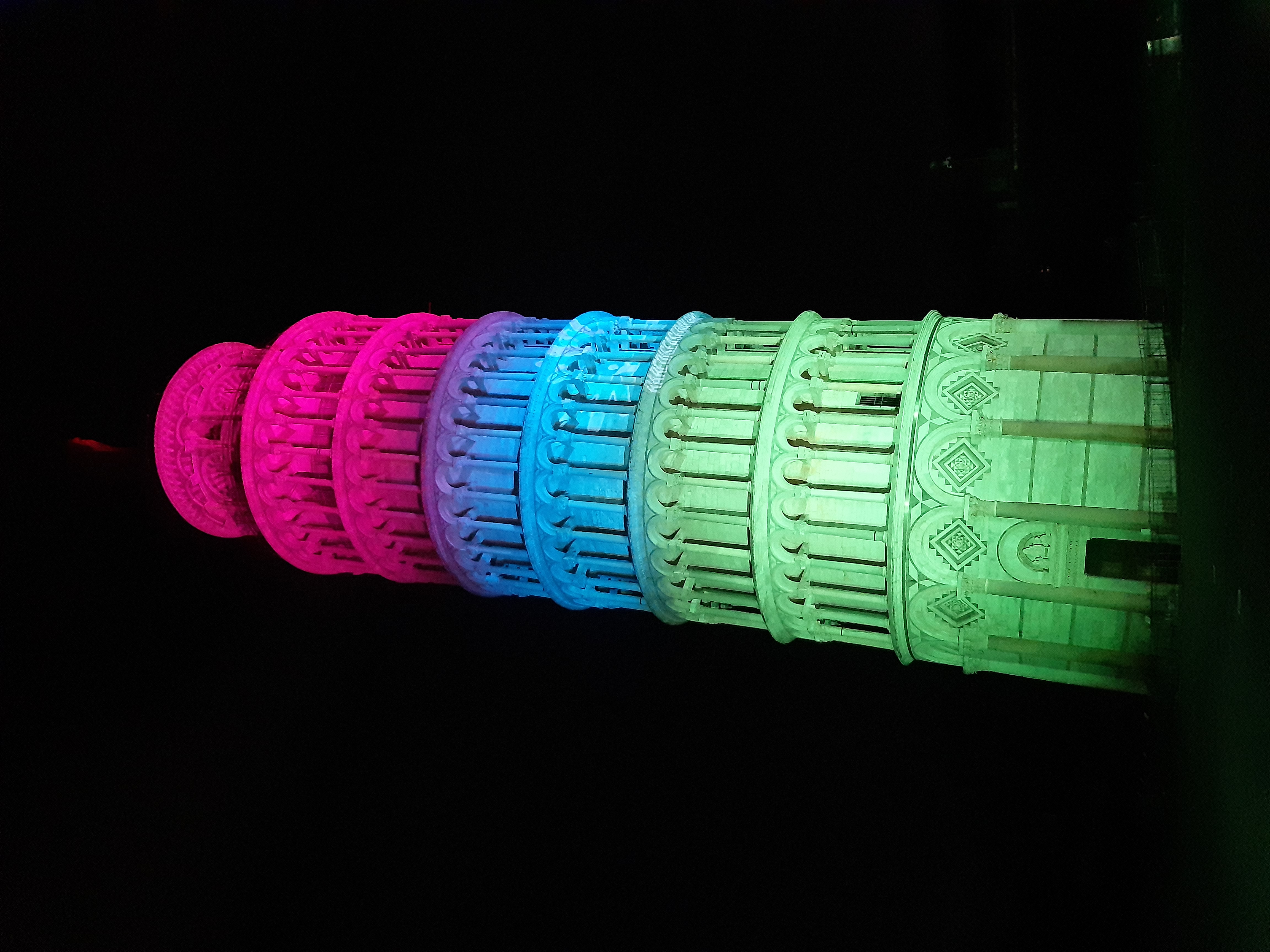 Leaning Tower of Pisa lit up for Rare Disease Day 2024