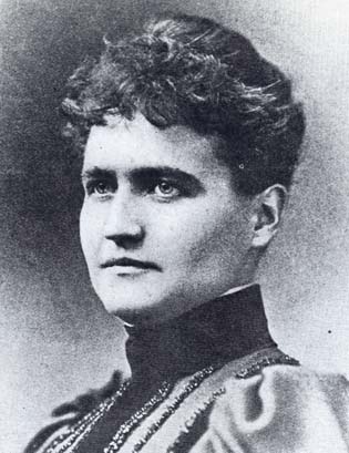 Portrait of Eliza Ruhamah Scidmore, travel writer and diplomat who championed the cherry trees