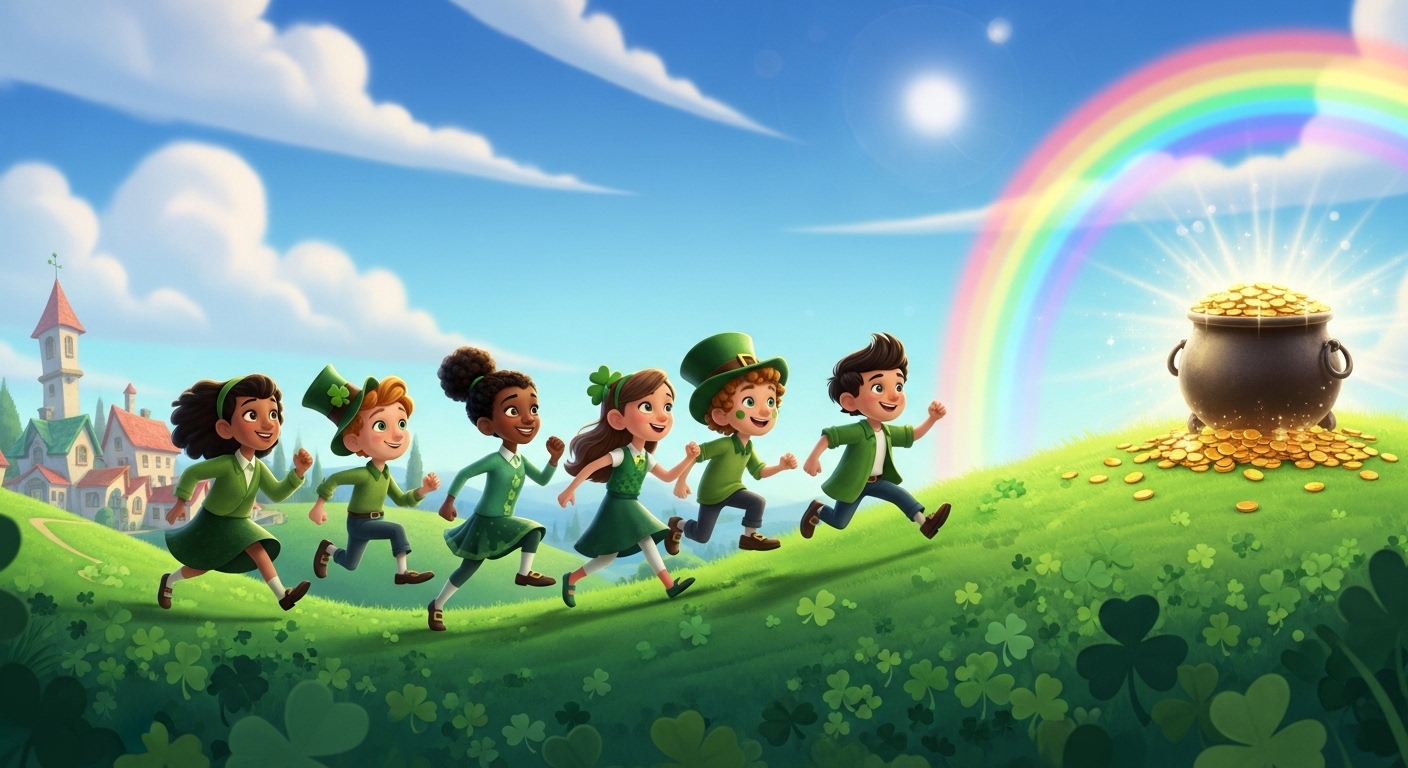 Lucky Sum St Pat’s Addition Practice