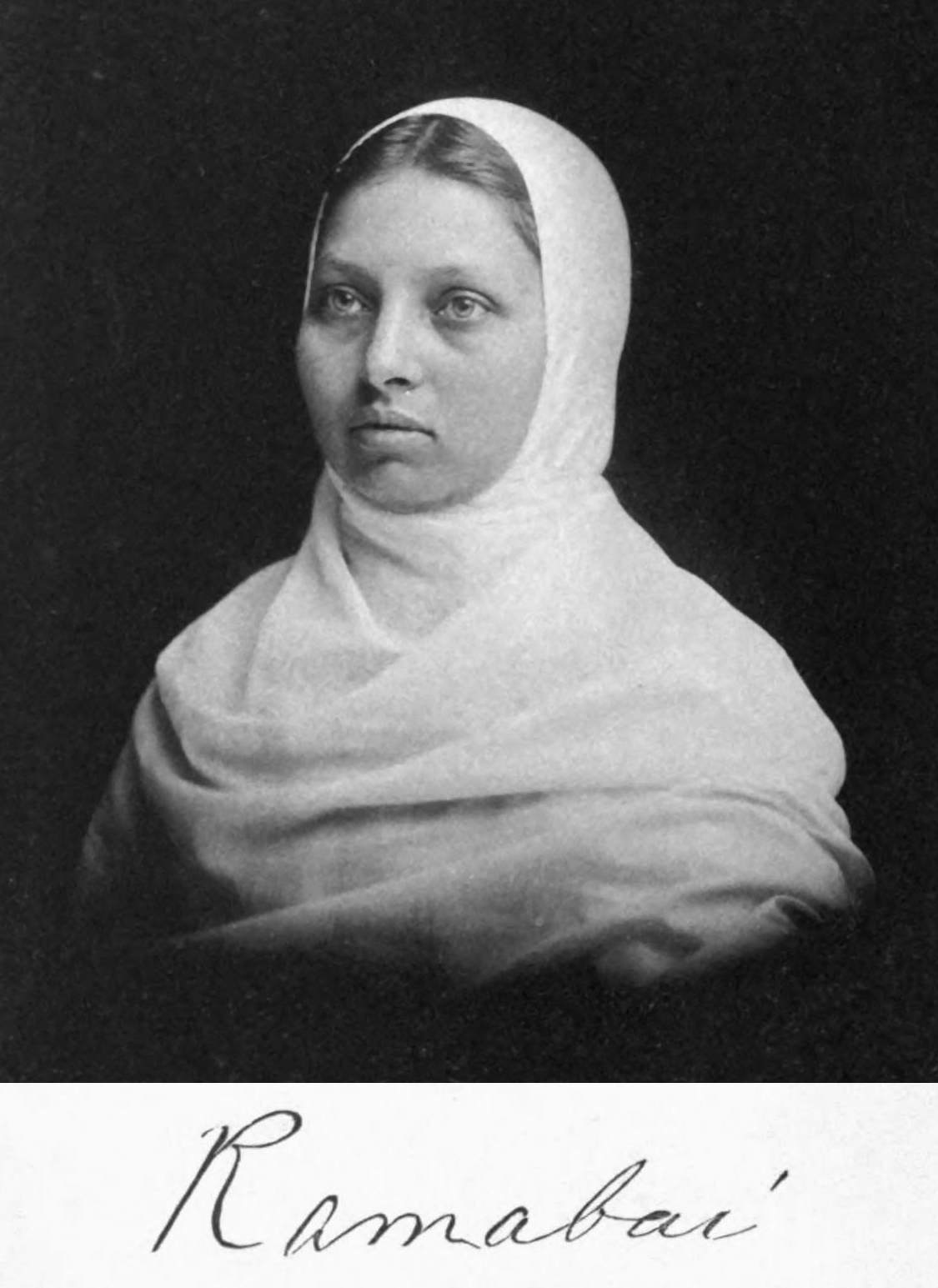 Pandita Ramabai Sarasvati portrait