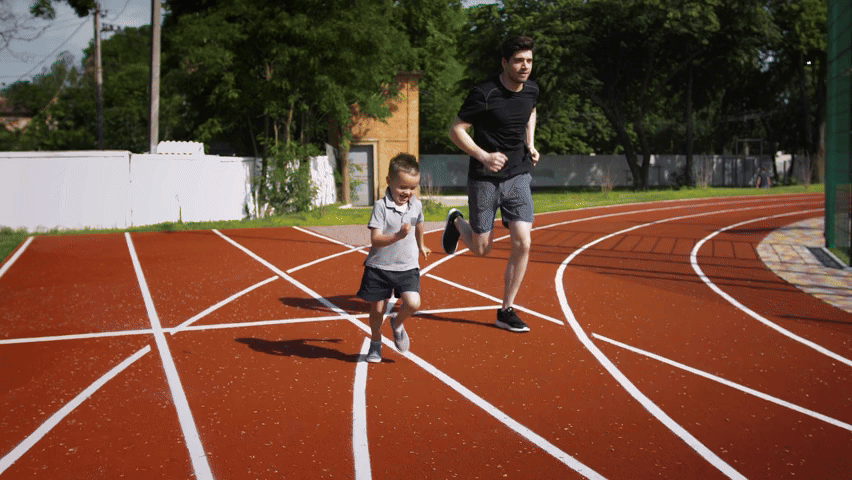 Field Day Running Race Math Game K-5!