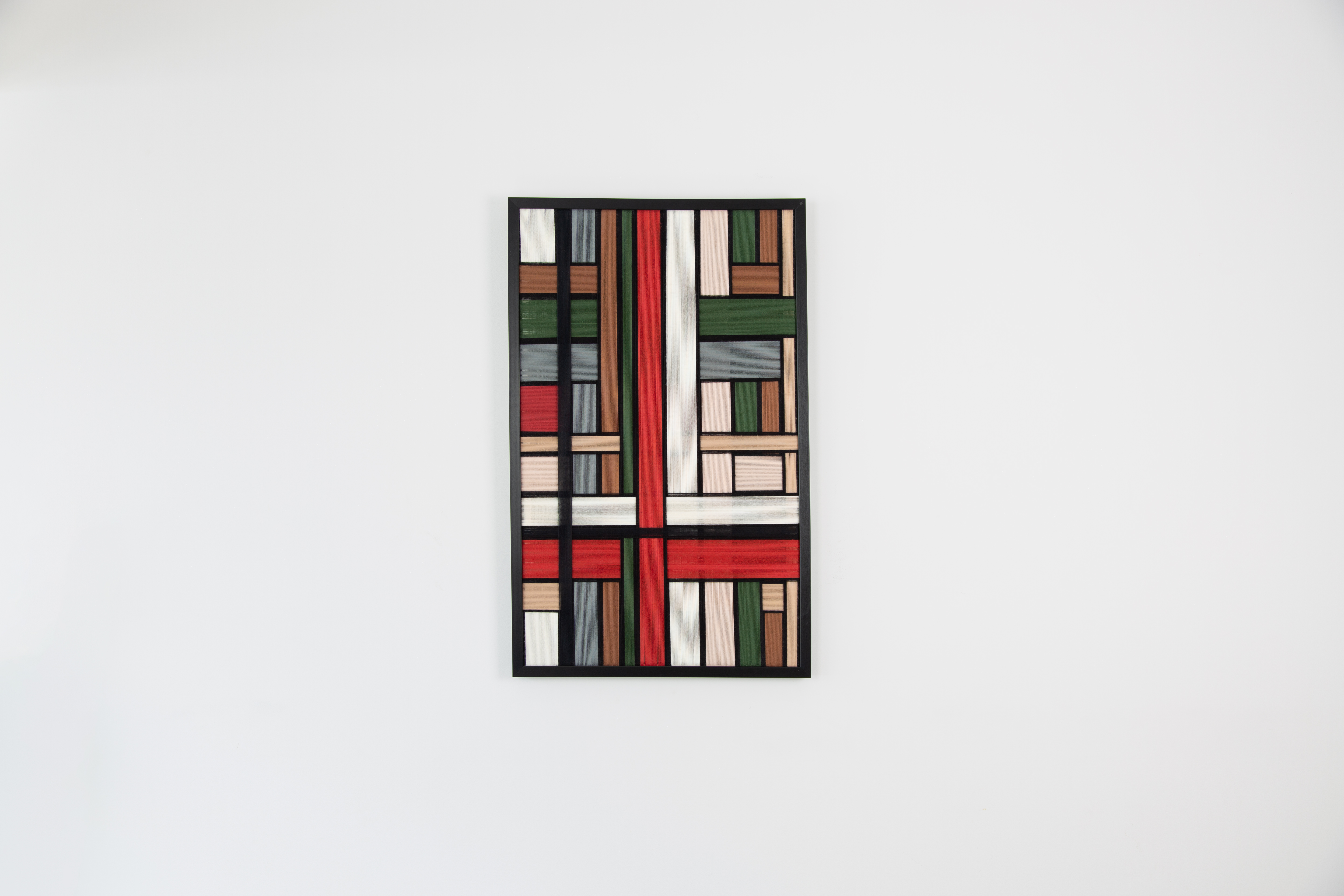 Home &mdash; woven abstract geometric artwork in earth tones
