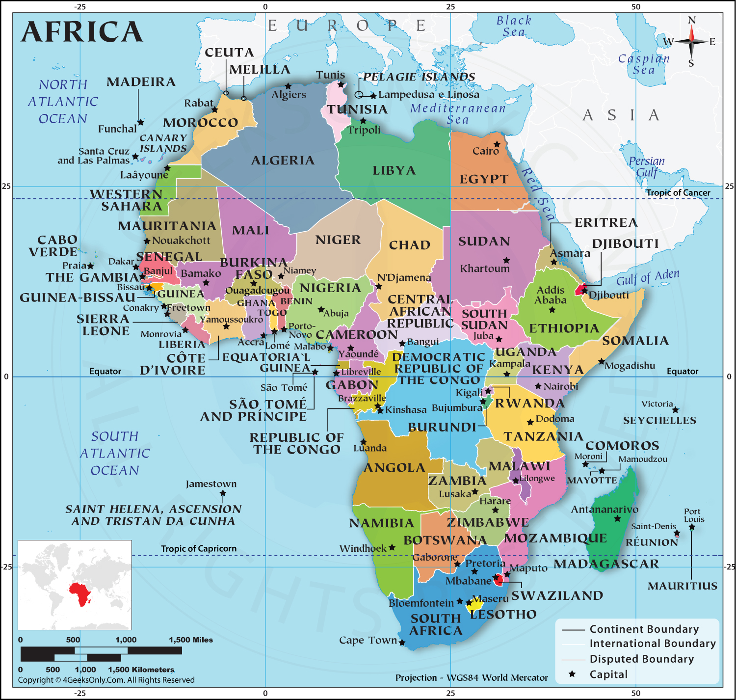 Africa Day: Match African Nations & Their Capitals