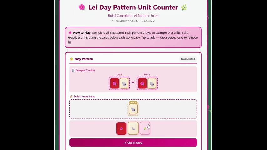 Instant Lesson: Lei Pattern Games