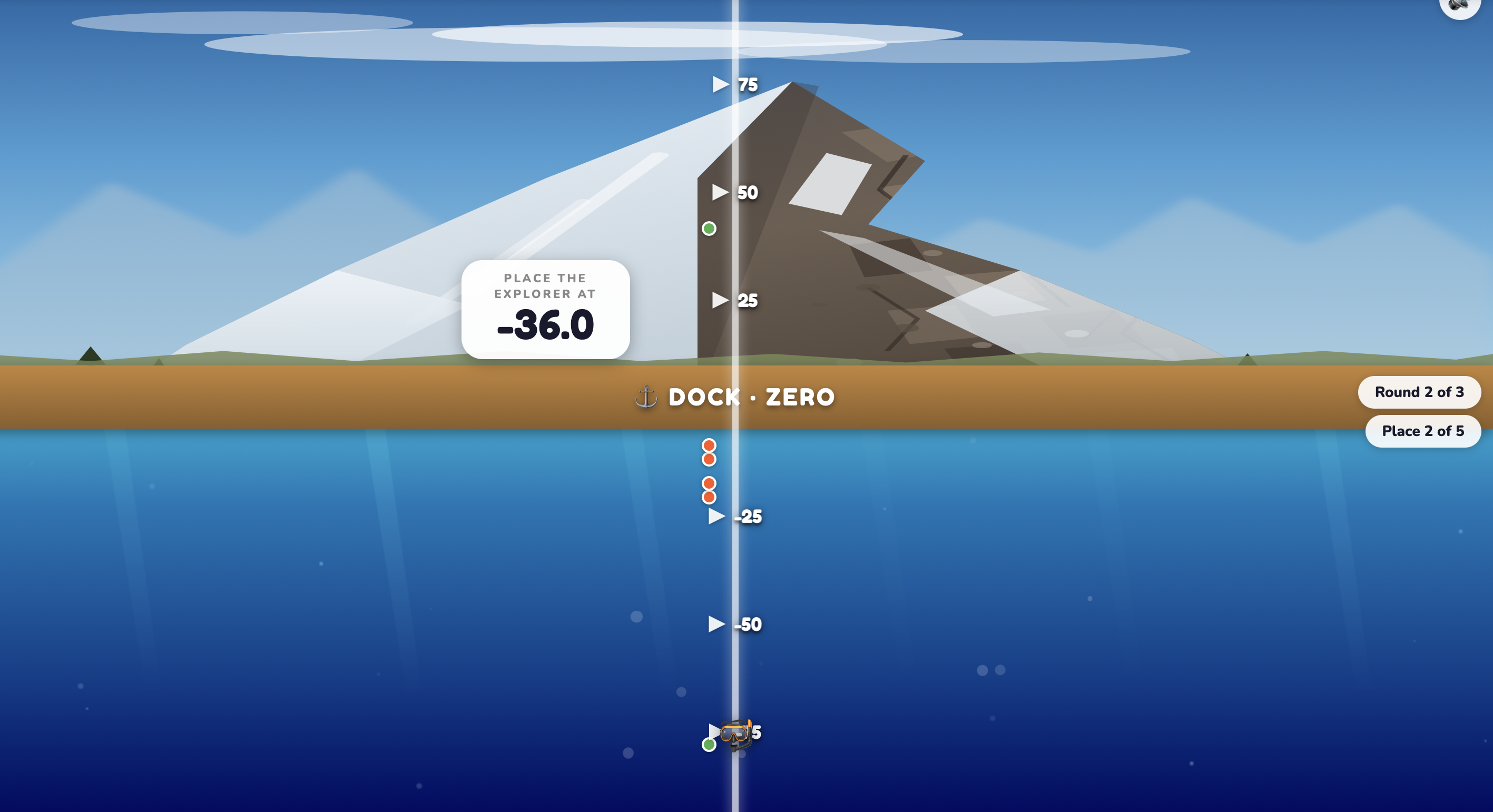 Mountain or Dive preview screenshot